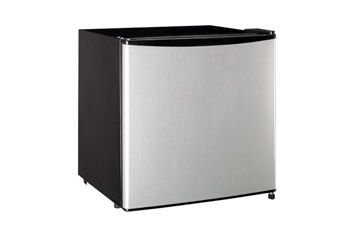 Table Top fridge with Brushed Steel Finish