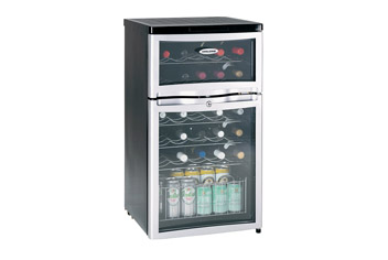 Dual Compartment Undercounter Wine Chiller 