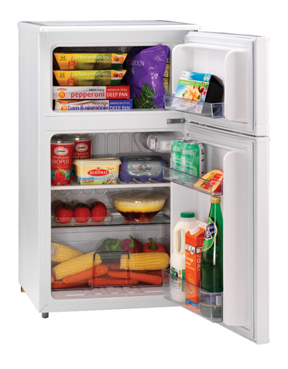 Space saver fridge freezer store