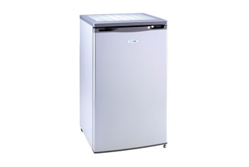 Silver Undercounter Fridge with 2 Star Frozen Food Compartment