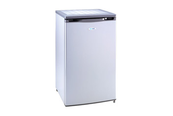 Silver Undercounter Larder Fridge with Large Capacity