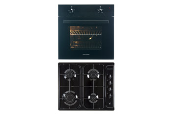 60cm Single Fan Oven and Gas Hob Pack